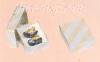 Gold/Silver Stripes Cotton Filled Gift Box 2" x 1 1/2" x 5/8"
