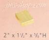 Gold Cotton Filled Gift Box 2" x 1 1/2" x 5/8"