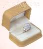 Mega Series Ring Box in Black, Blue or Mustard 3" x 2.25"