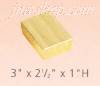 Gold Cotton Filled Gift Box 3" x 2 1/2" x 1"