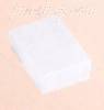 White Cotton Filled Gift Box 3" x 2 1/2" x 1"