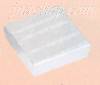 Silver Cotton Filled Gift Box 3 1/2" x 3 1/2" x 1"