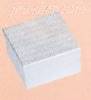 Silver Cotton Filled Gift Box 3 1/2" x 3 1/2" x 2"